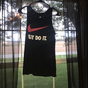 Black nike tank top